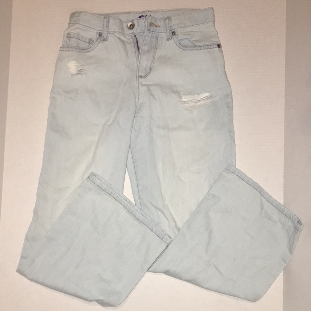 Light Blue Women's Distressed Jeans